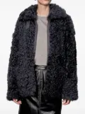 BIGARDINI curly-shearling zip-up jacket - Grey