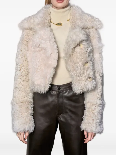 BIGARDINI shearling button-fastening jacket