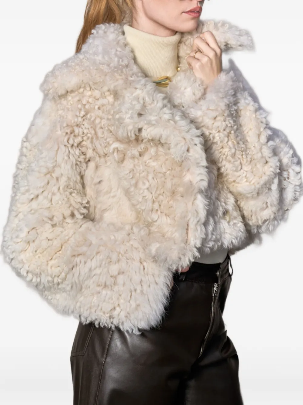 BIGARDINI shearling button-fastening jacket | Faux Fur & Shearling Jackets | Image 2