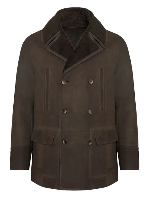 BIGARDINI double-breasted sheepskin coat