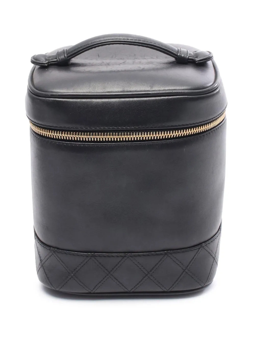 CHANEL Pre-Owned 1994-1996 CC Lambskin Case vanity bag - ブラック CHANEL Pre-Owned 1994-1996 CC Lambskin Case vanity bag - ブラック