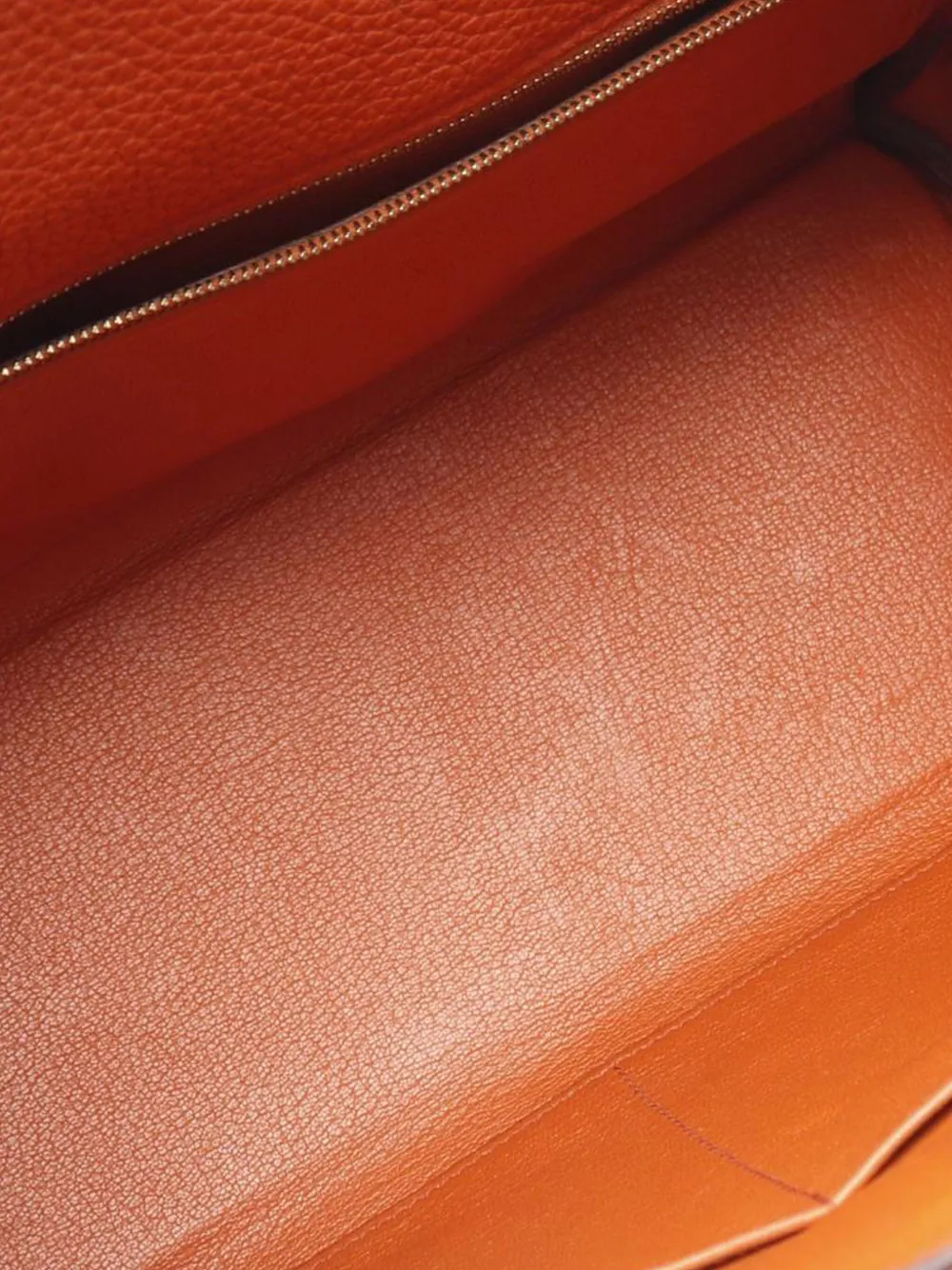 Pre-owned Hermes 2016 Togo Kelly Ii Retourne 28 Satchel In Orange
