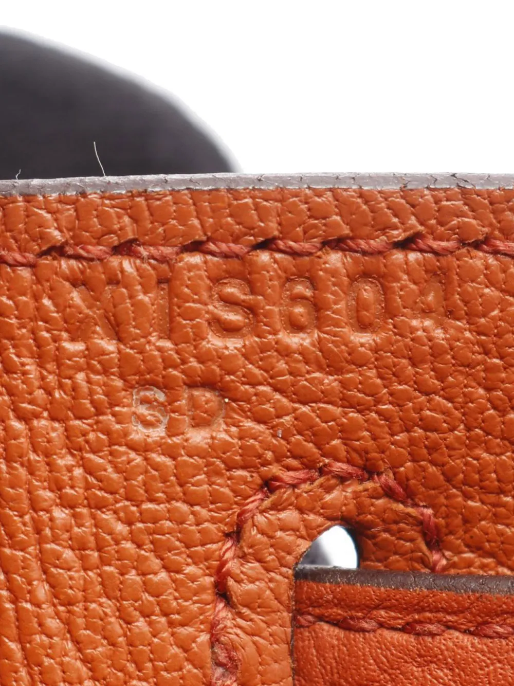 Pre-owned Hermes 2016 Togo Kelly Ii Retourne 28 Satchel In Orange