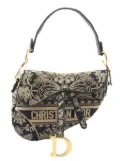 Christian Dior Pre-Owned 2000-2025 Canvas Embroidered Ornamental Cornely Saddle Bag shoulder bag - Brown