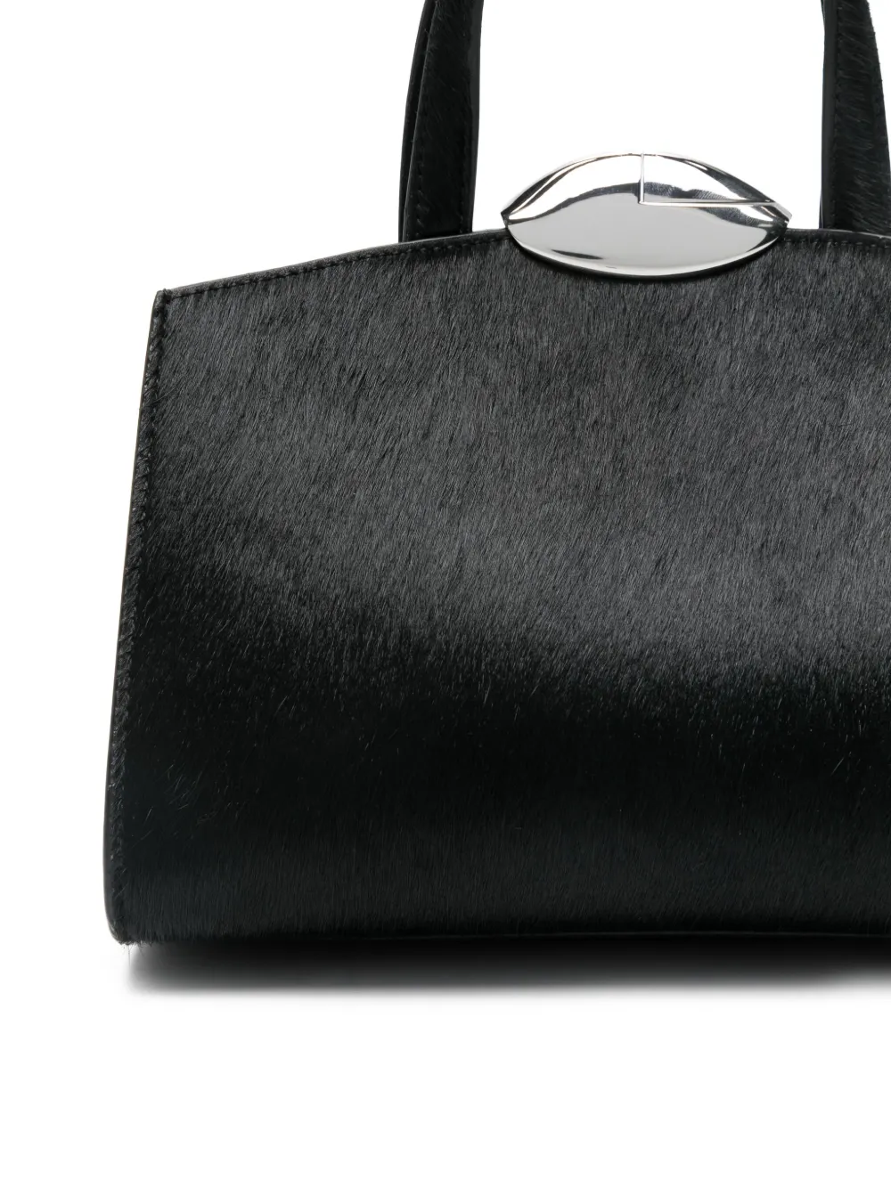 Benedetta Bruzziches Leren schoudertas Zwart