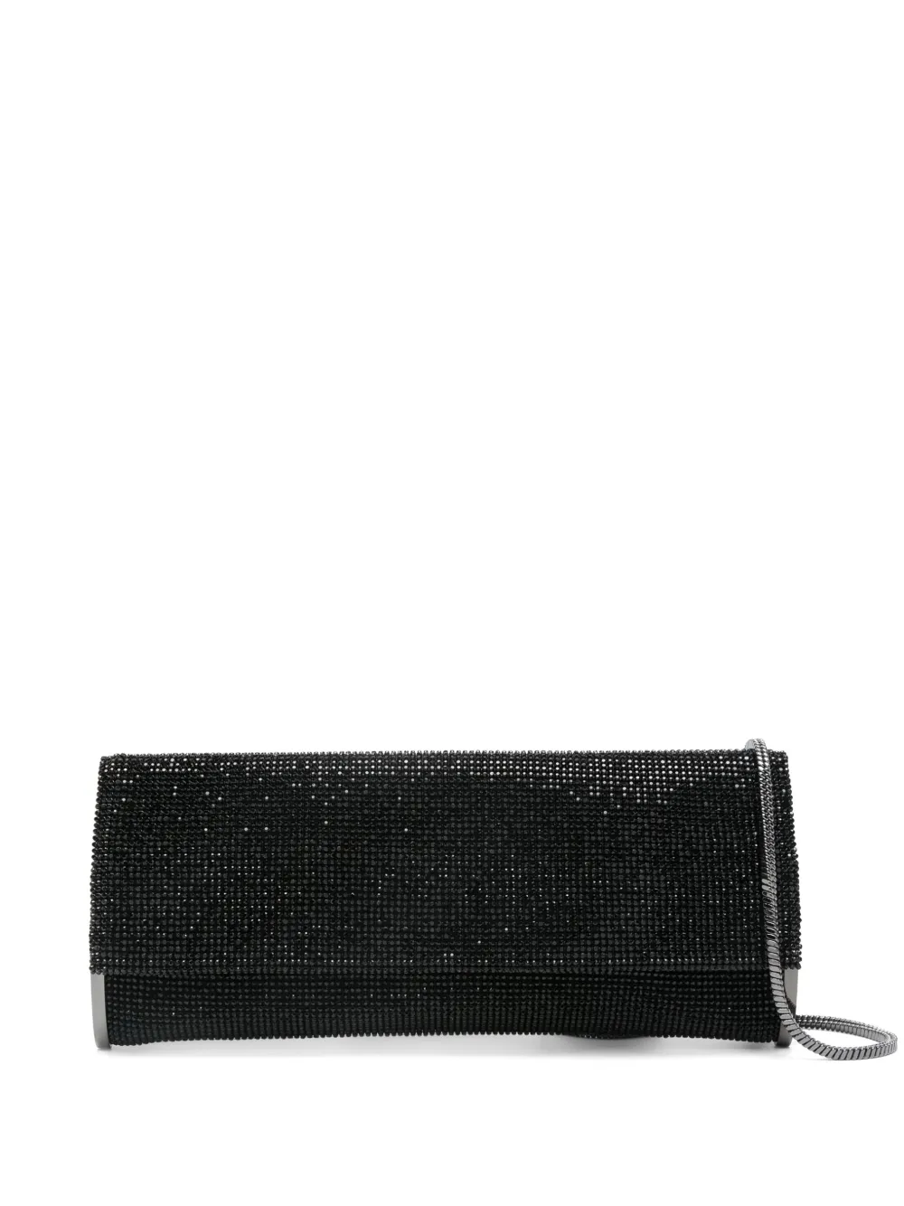 Benedetta Bruzziches crystal-embellished clutch | Black | Image 1
