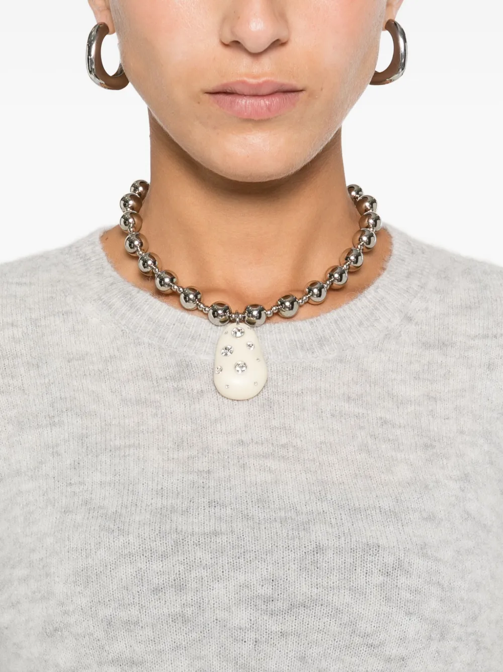 Isabel Marant Étoile Crew-neck Sweater In Gray