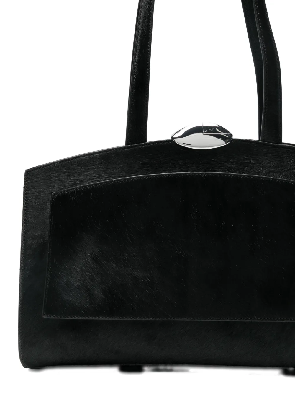 Benedetta Bruzziches Leather Tote Bag In Black