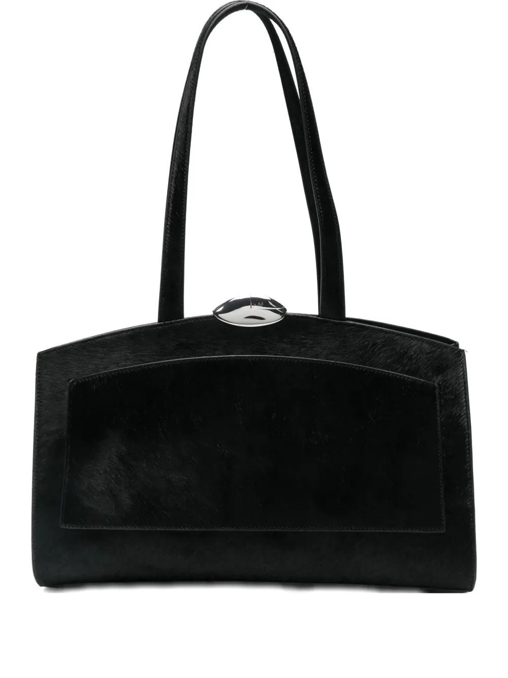 Benedetta Bruzziches Leather Tote Bag In Black