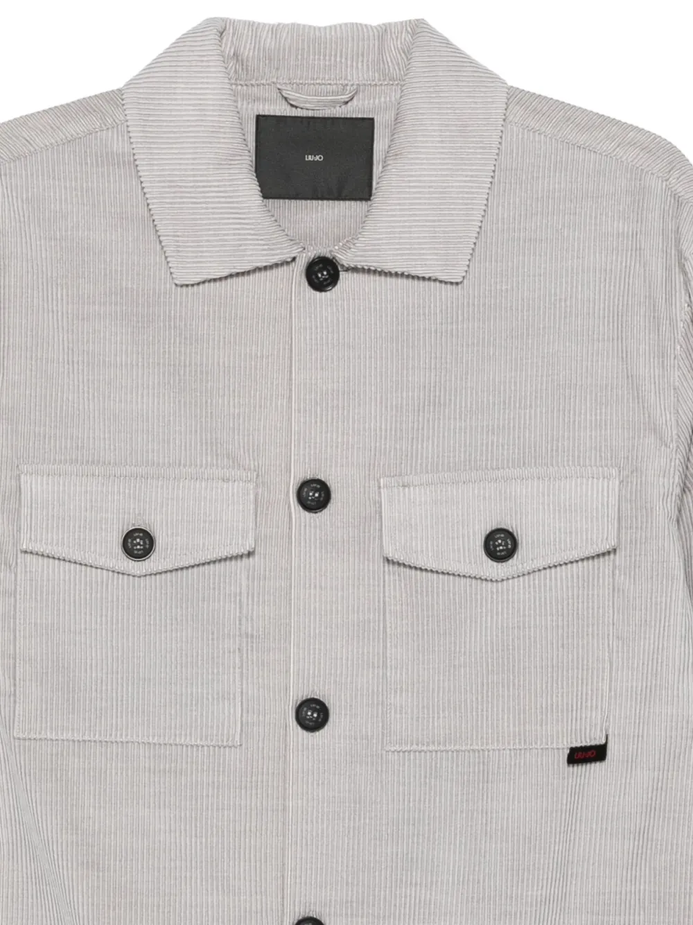Liu •jo Corduroy Shirt In Gray