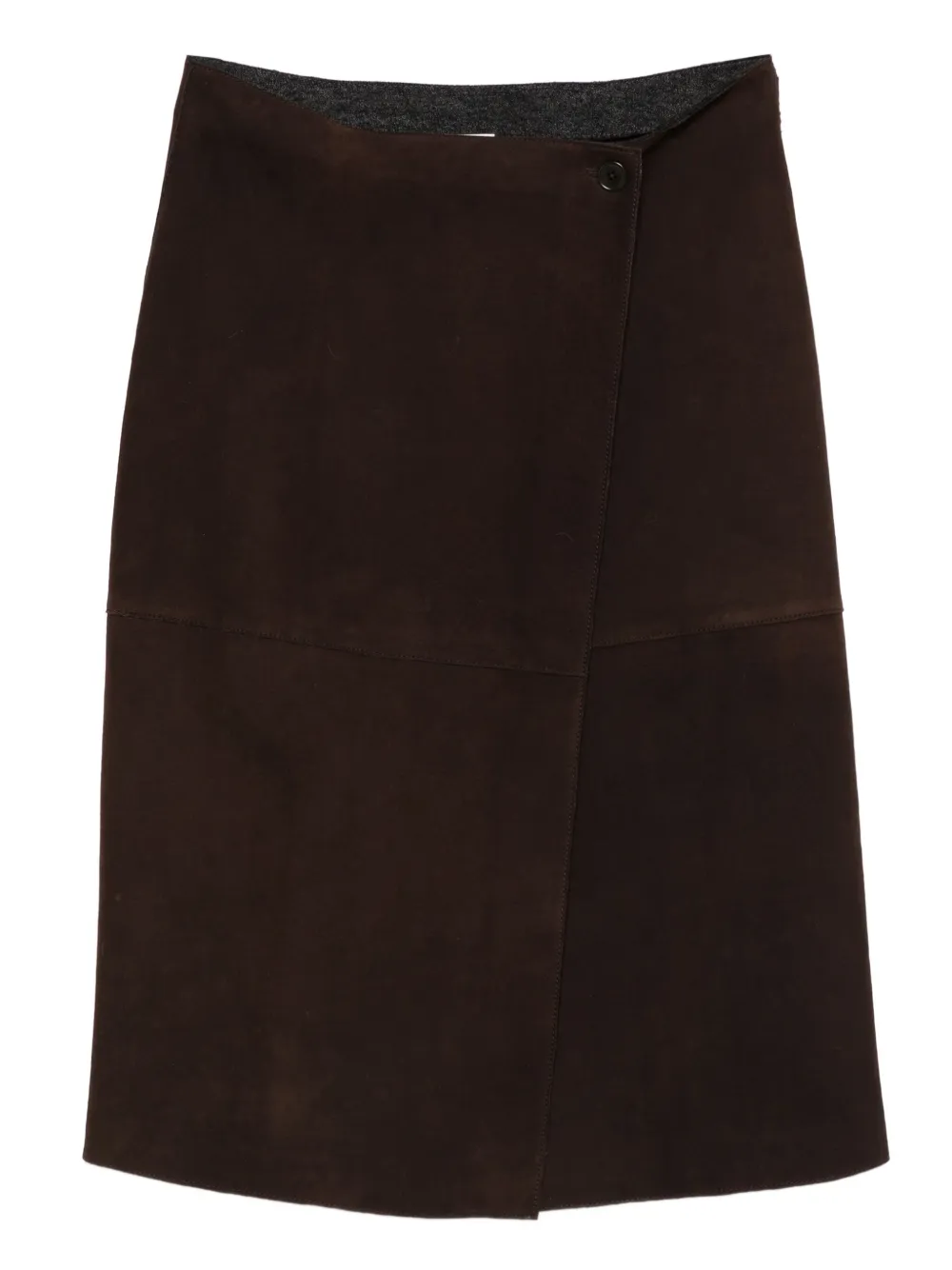 P.A.R.O.S.H. suede skirt | Brown | Image 1