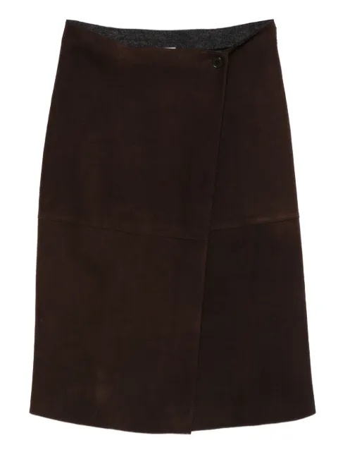 P.A.R.O.S.H. suede skirt