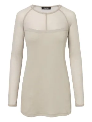 ENTIRE STUDIOS Longsleeve Mini Dress | Grey | FARFETCH GE