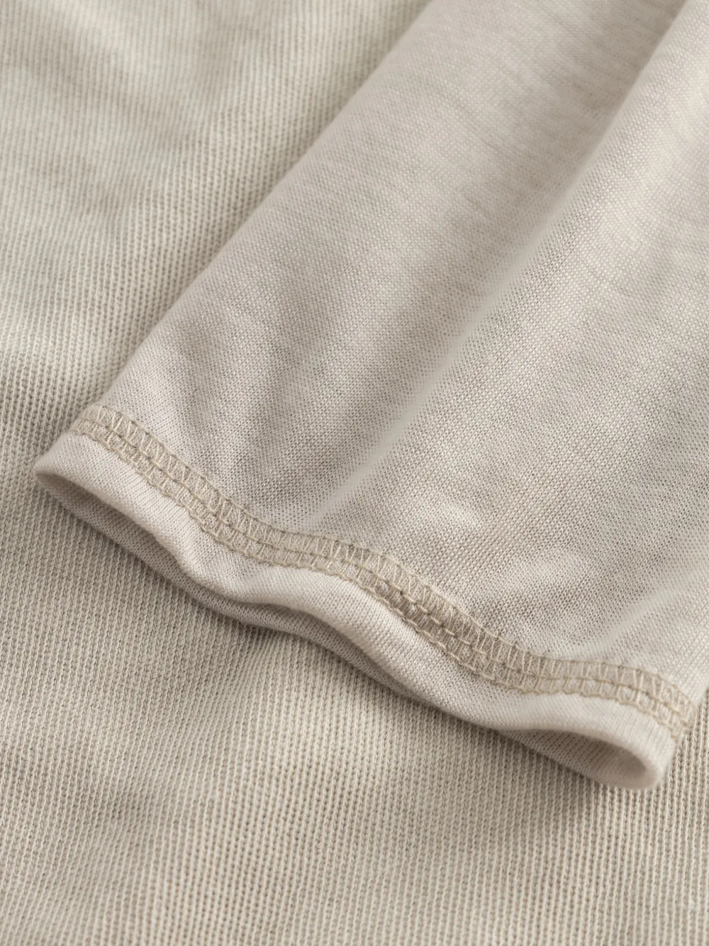Elena Velez Ls T-Shirts mini-jurk Beige