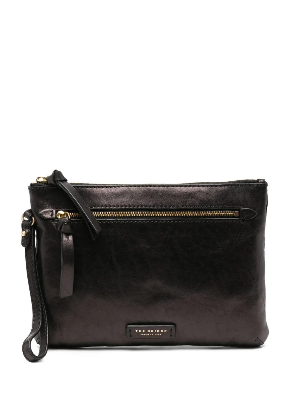 The Bridge Ingrid Clutch Bag In Black