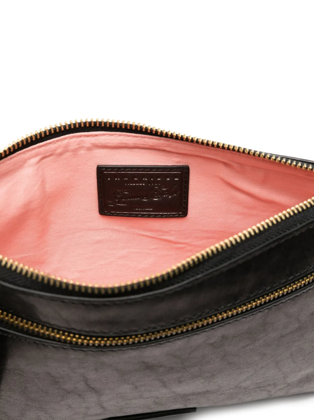 The Bridge Ingrid Clutch Bag In Brown