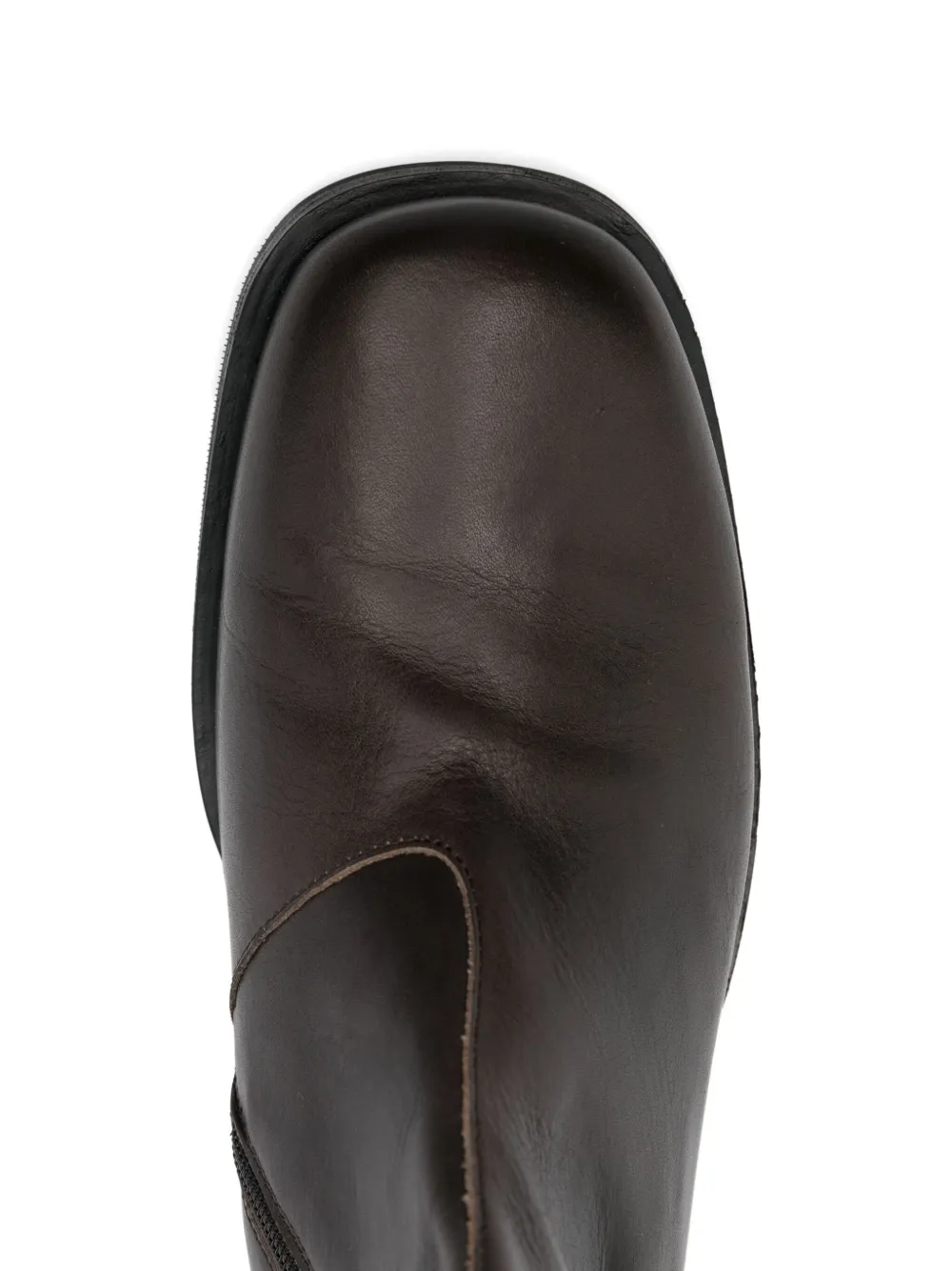Our Legacy Camion Leather Boots In Brown
