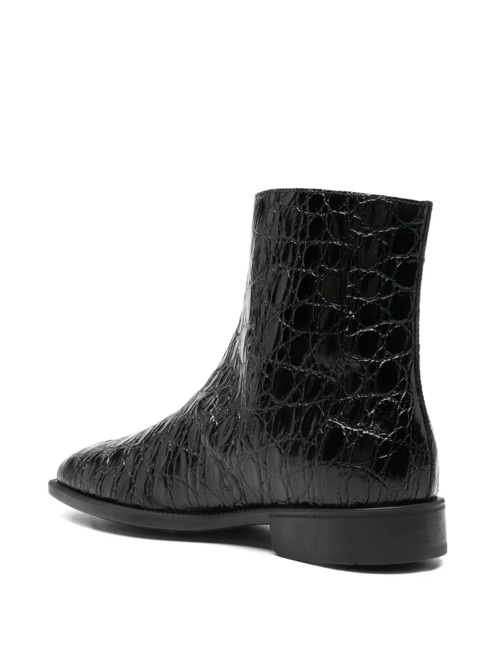 Giuseppe Zanotti embossed zip boots Black