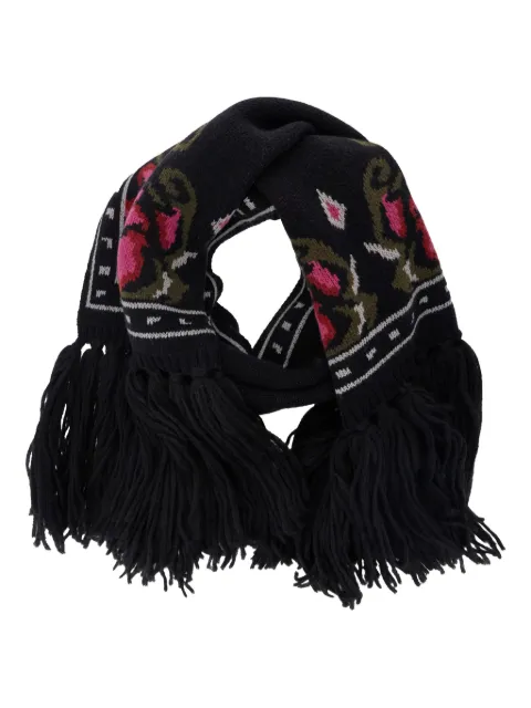 Seafarer fringed scarf