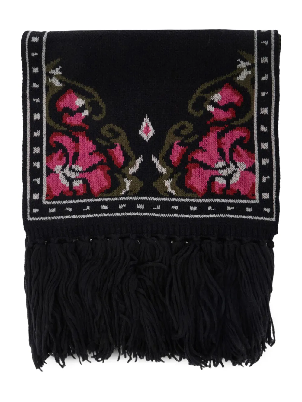 Seafarer mascada con flecos | negro | Image 1