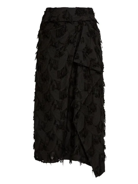 ERDEM draped midi skirt