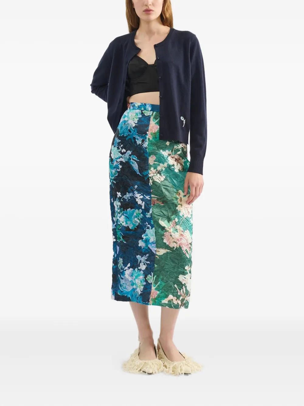 ERDEM falda midi con estampado floral | Faldas lápiz | Image 2