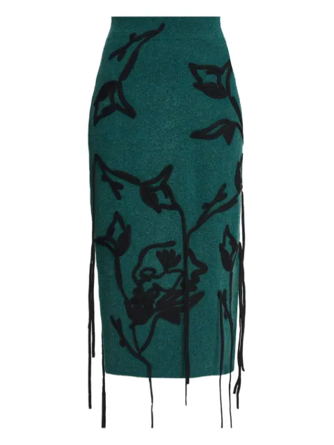 ERDEM merino wool pencil skirt