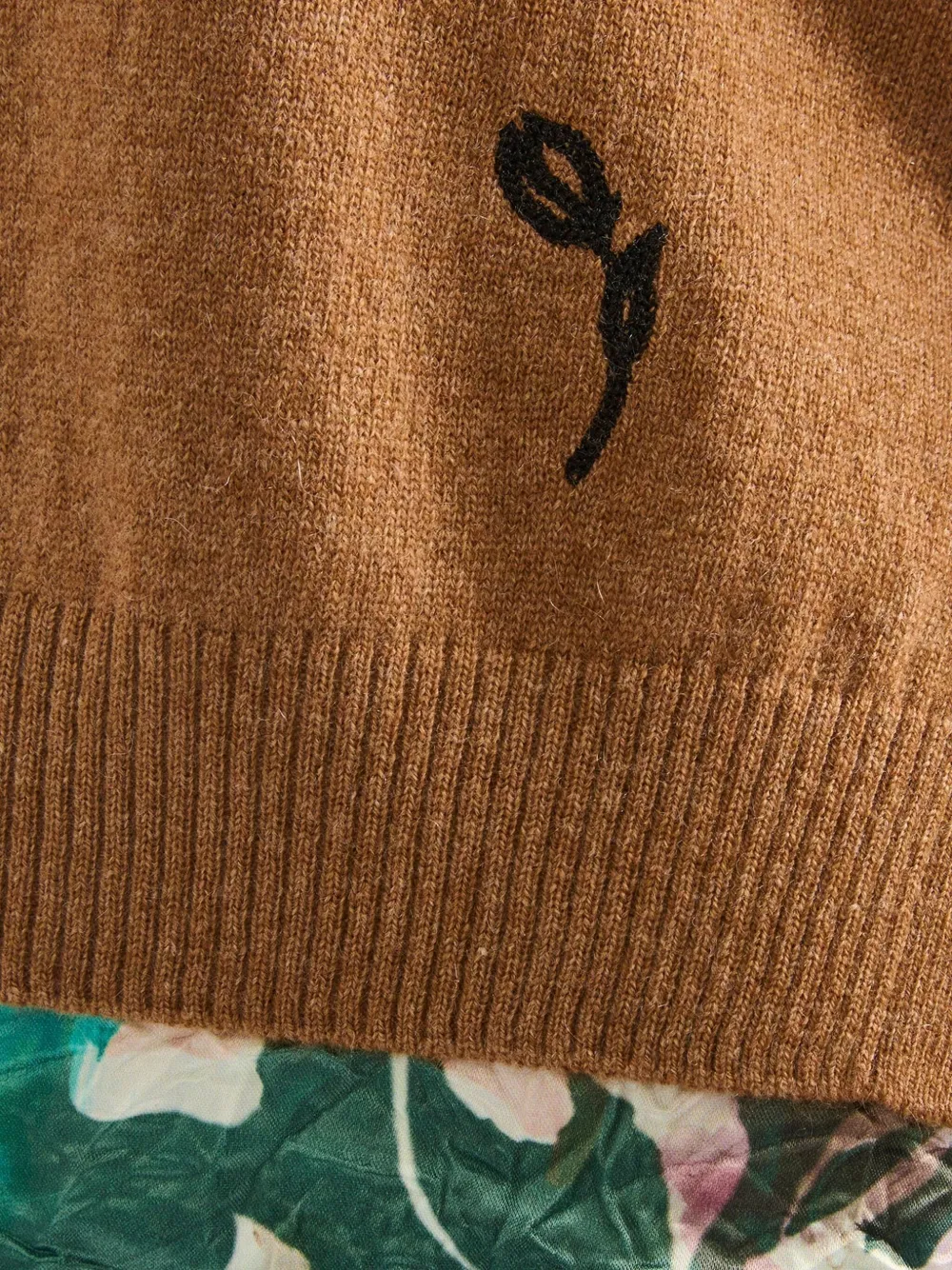 Erdem Crew-neck Cardigan In Brown