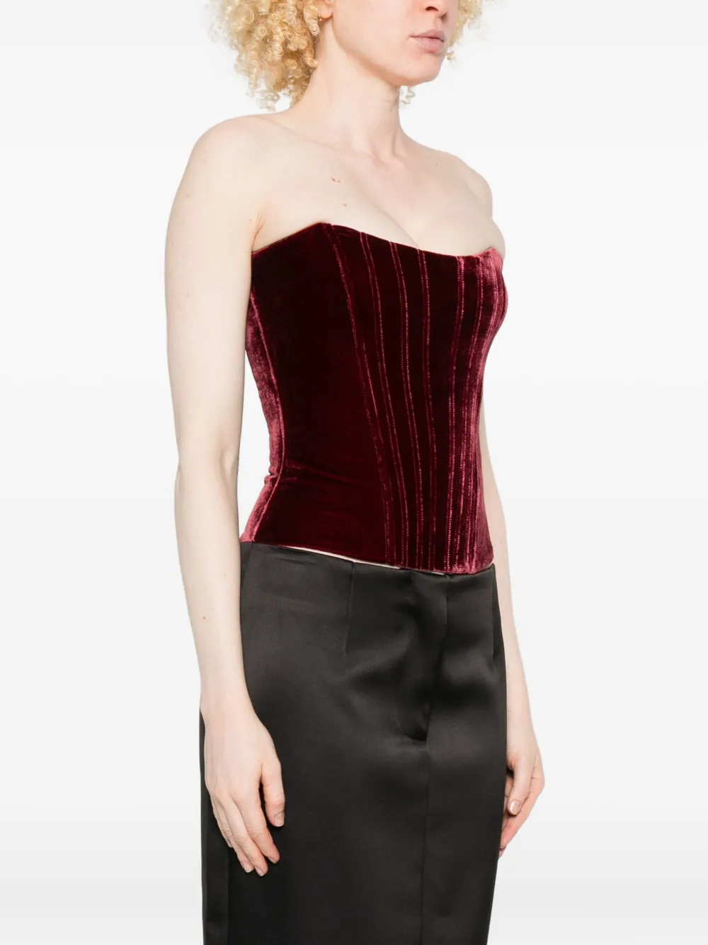 Velvet Boned Top