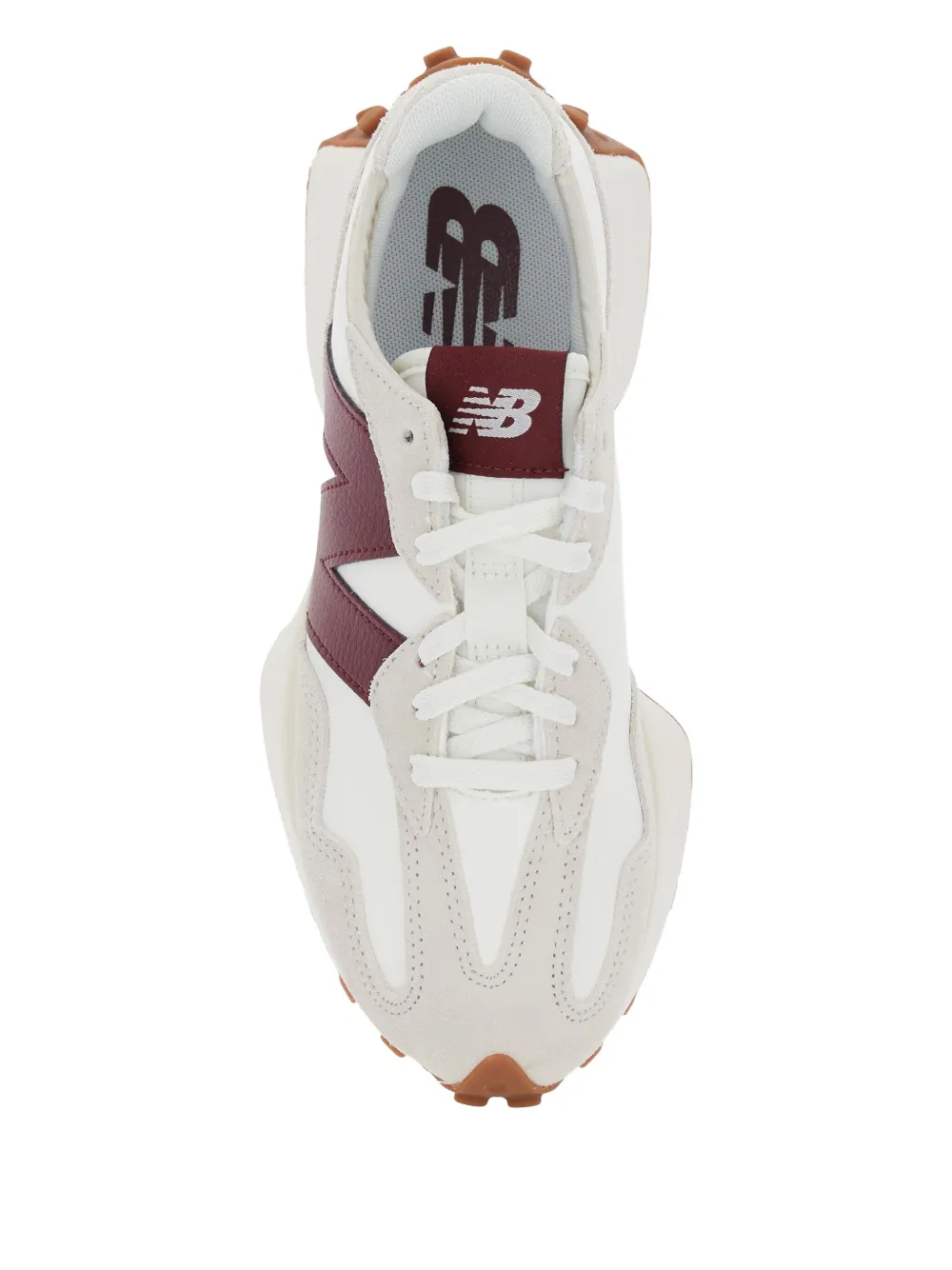 New Balance 327 suede sneakers White