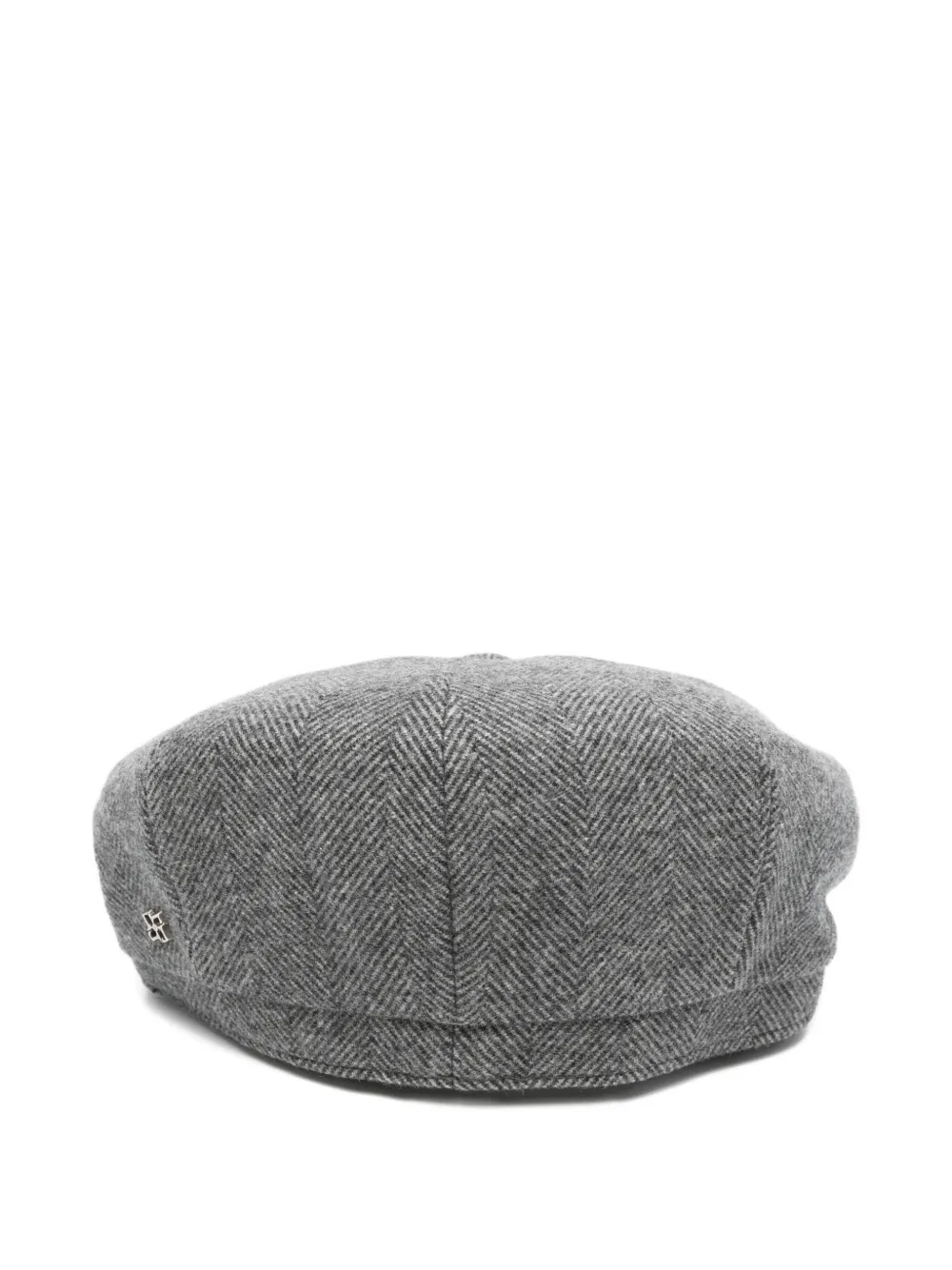 Tagliatore herringbone wool cap - Grijs
