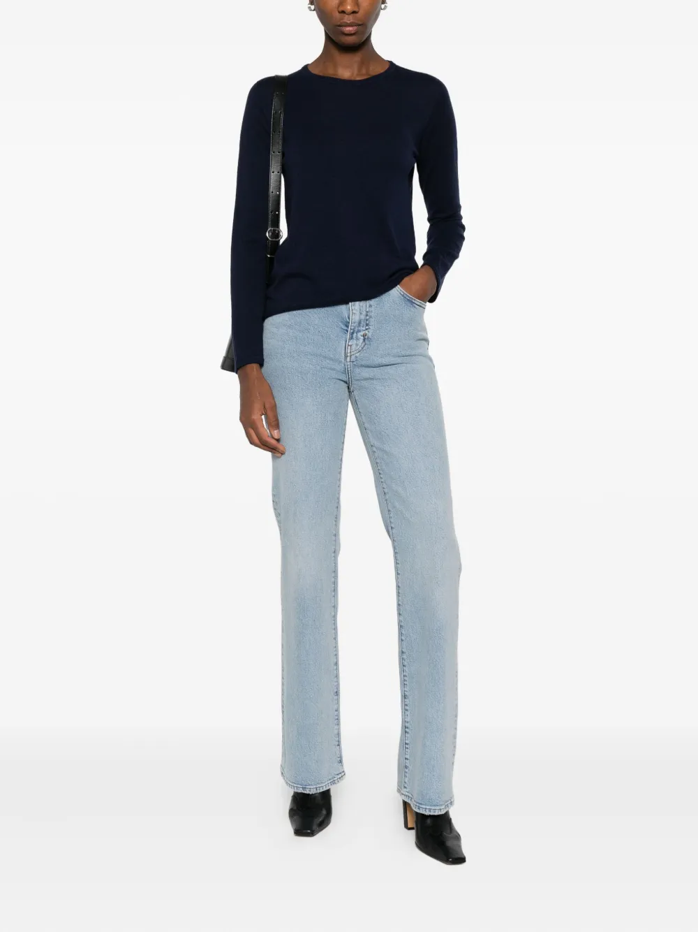 Majestic Filatures crew-neck long-sleeve sweater | Knitted Sweaters | Image 2