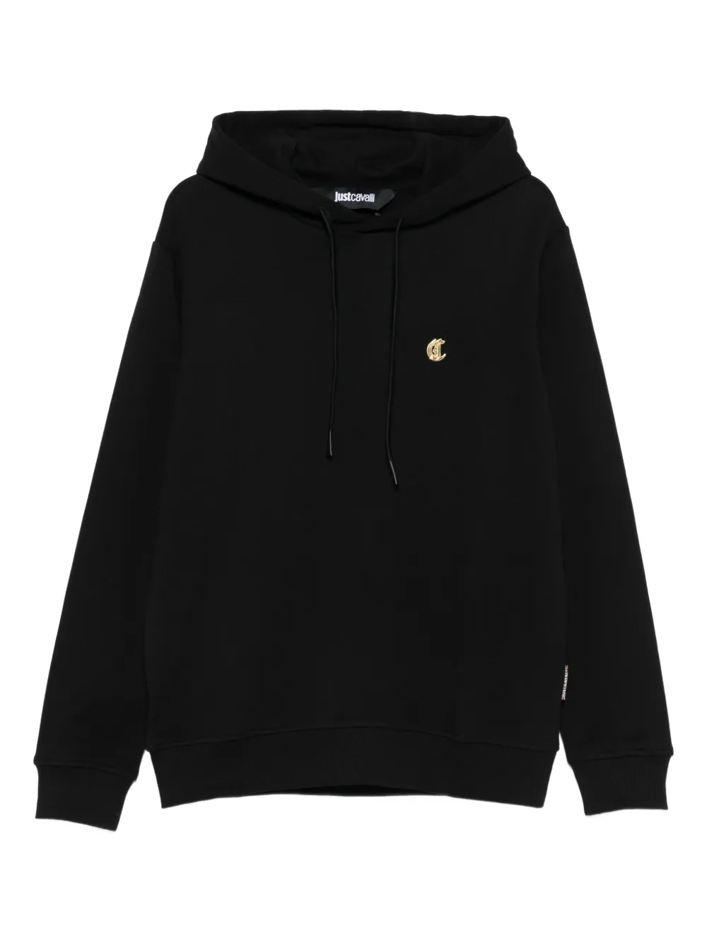 Just Cavalli cotton hoodie - ブラック Just Cavalli cotton hoodie - ブラック