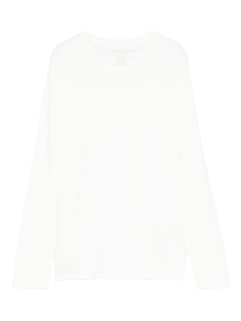 Majestic Filatures long-sleeve round-neck sweater | White | Image 1