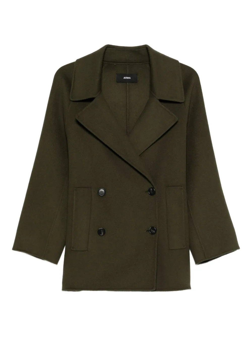 Arma double-breasted notched blazer | Green | Image 1