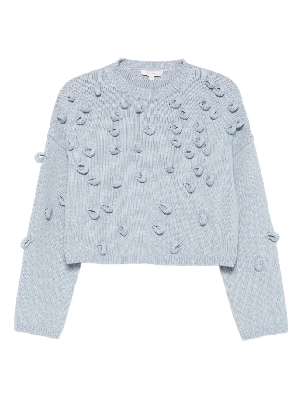 JW Anderson textured-pompom sweater | Blue | Image 1