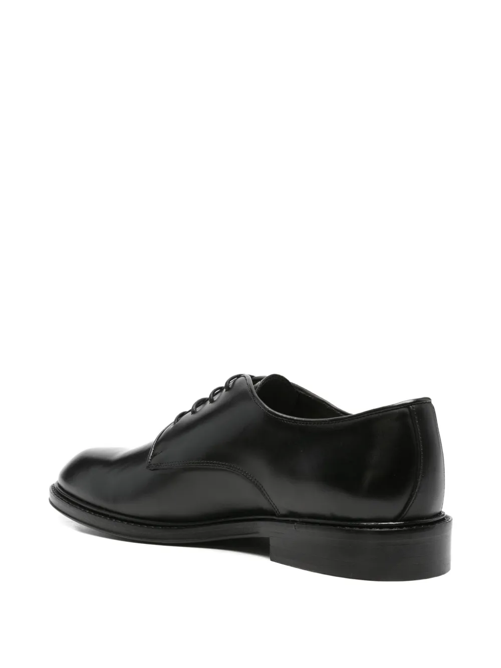 Corneliani leather derby shoes Zwart