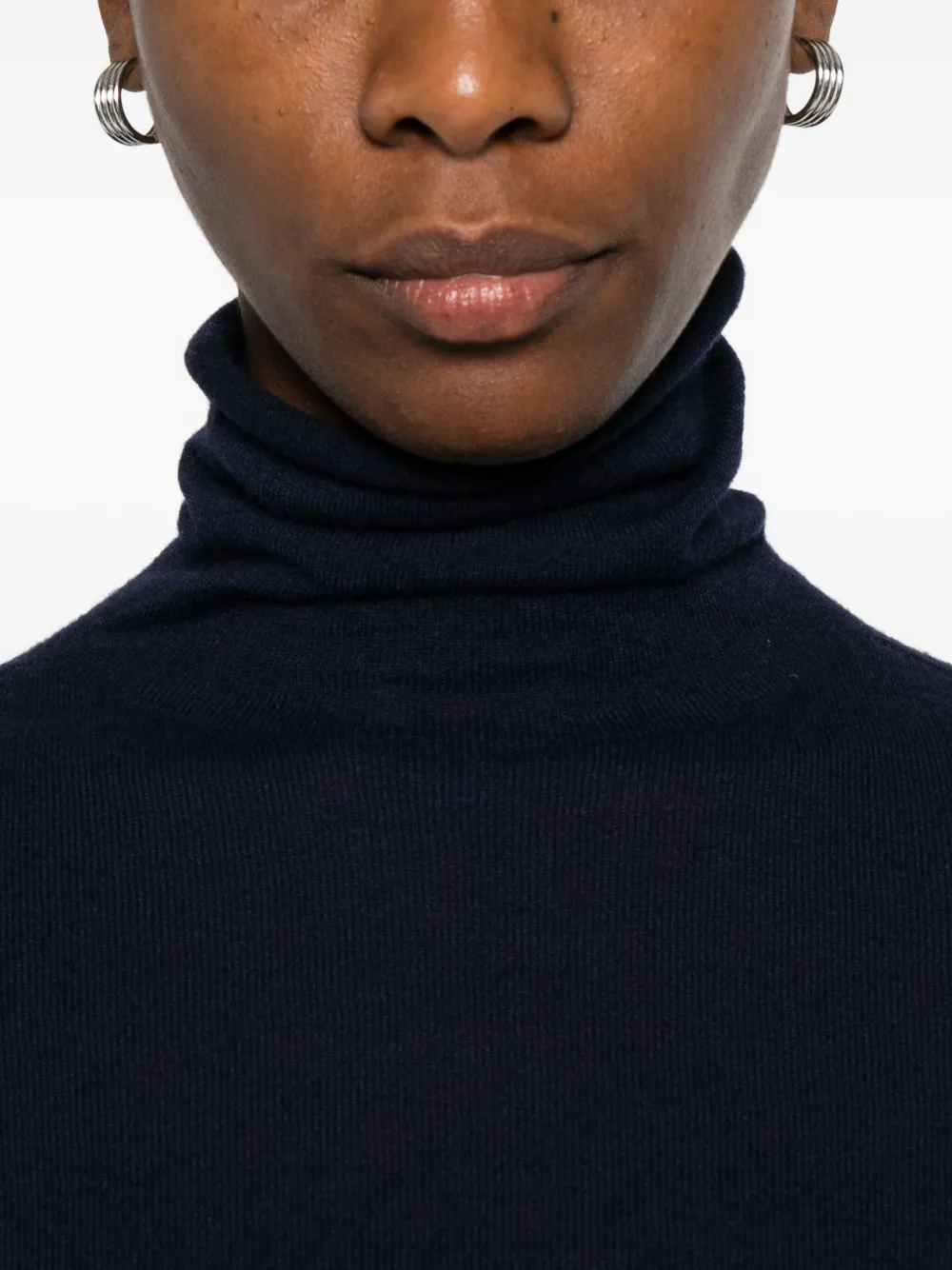 Majestic Filatures Fijngebreide trui Blauw