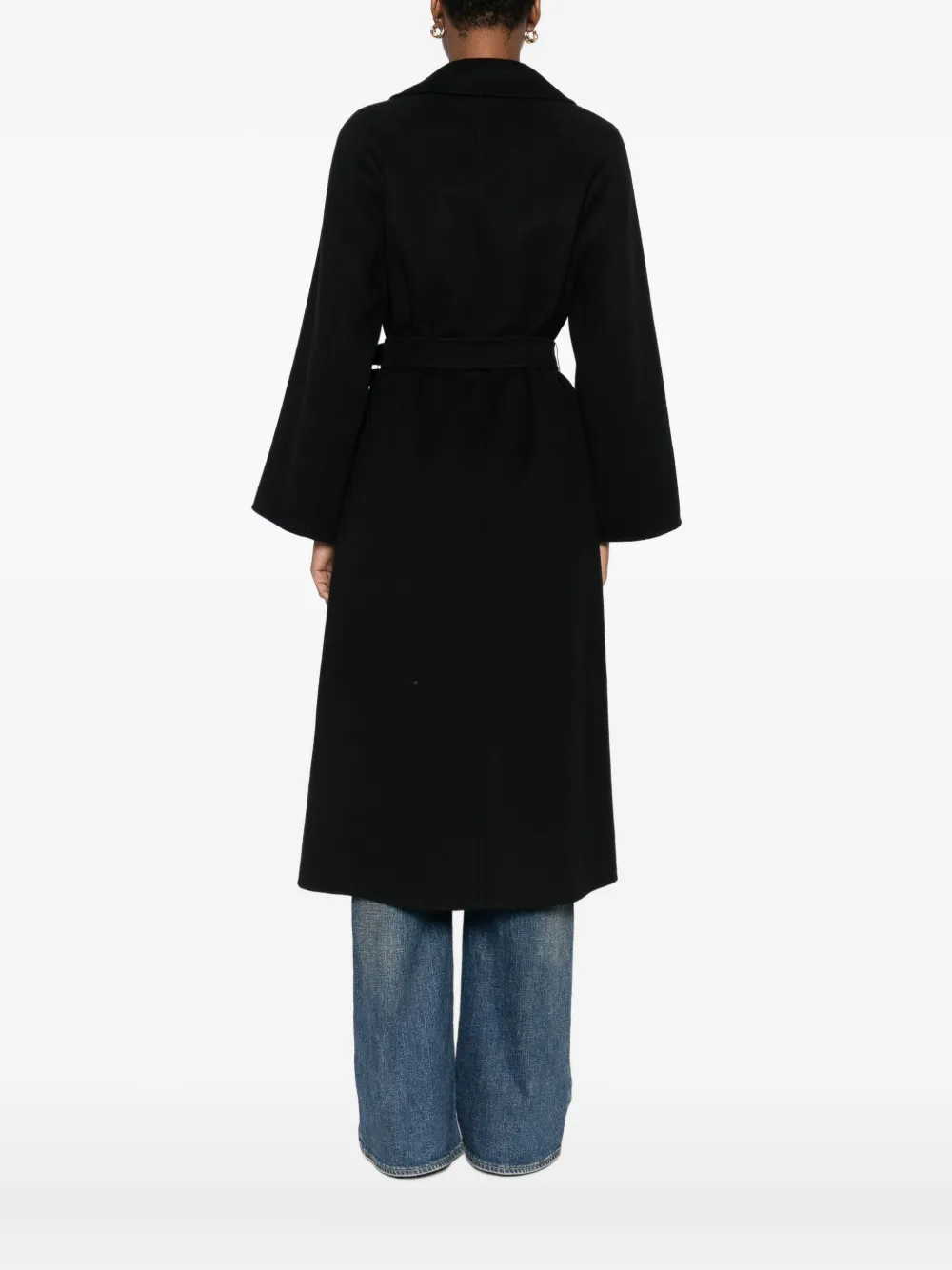 Arma Jas met ceintuur Zwart