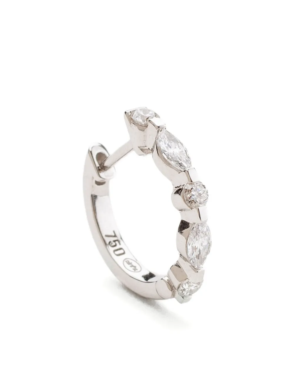 We by WHITEbIRD 18K white gold diamond earrings | Image 2