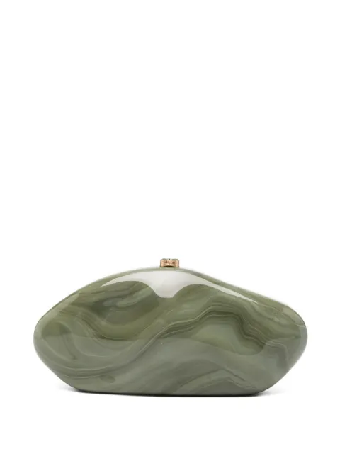 Cult Gaia marble-effect clutch bag