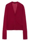 JOSEPH button-front long-sleeve cardigan - Red