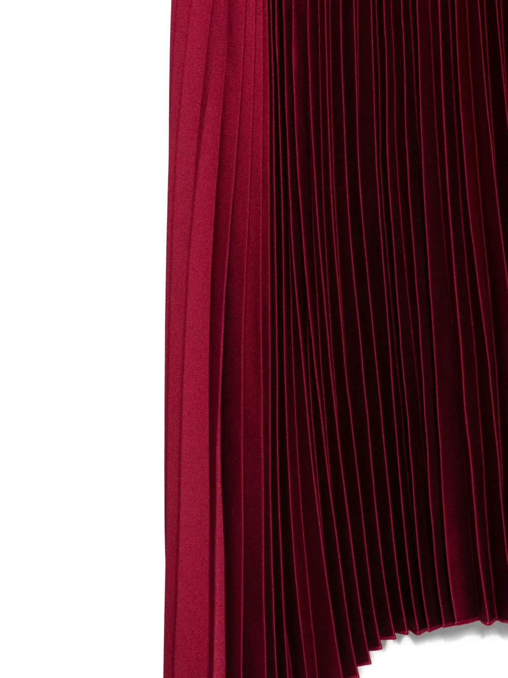 Joseph Pleated Asymmetric-hem Skirt In Brown