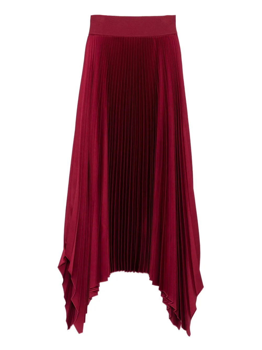 JOSEPH Rok met asymmetrische afwerking - Rood
