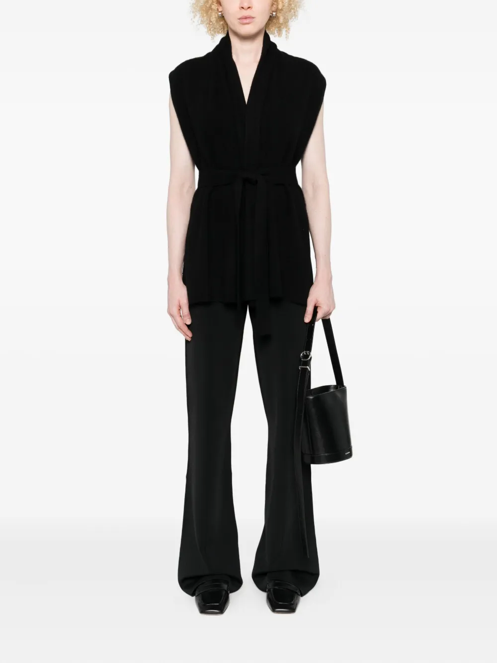 JOSEPH High waist broeken - Zwart