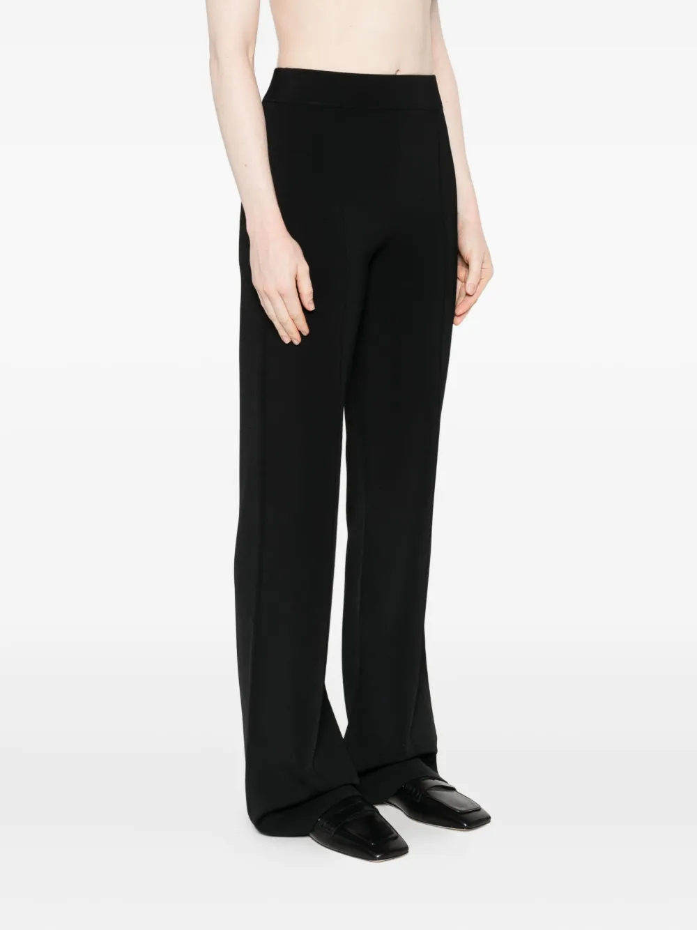 Joseph High-waisted Trousers In Black