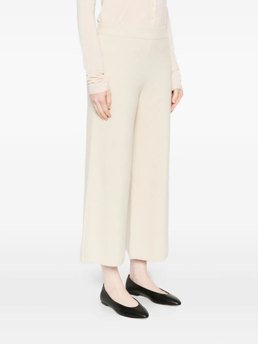 JOSEPH Geribbelde broek Beige