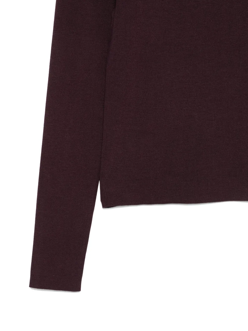 Joseph Long-sleeve Round-neck Sweater In Red