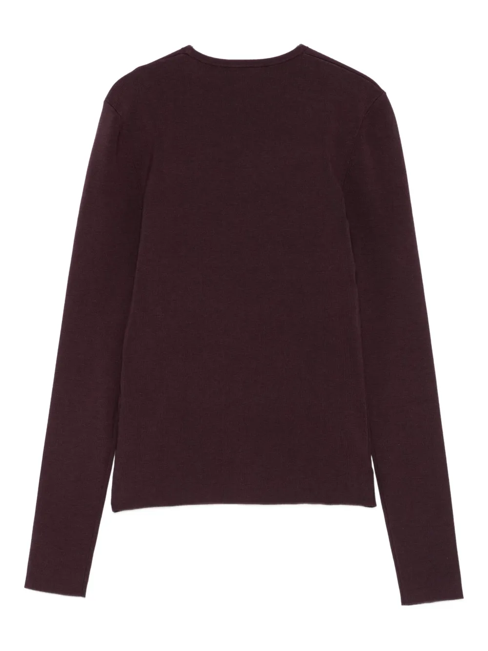 Joseph Long-sleeve Round-neck Sweater In Red
