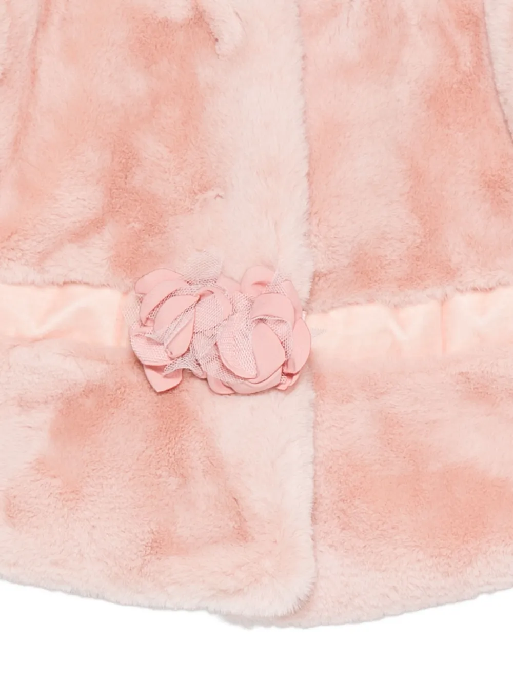 Abel & Lula Jack van imitatiebont verfraaid met bloemen Roze